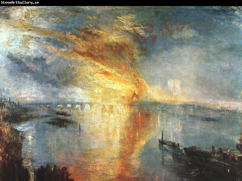 Joseph Mallord William Turner The Burning of the Houses of Parliament